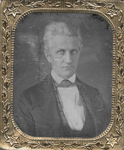 Rev. Artemus Bullard, Pastor, First Presbyterian Church, St. Louis. Killed in the Gasconade Bridge Disaster, 1 November 1855 by Thomas M. Easterly